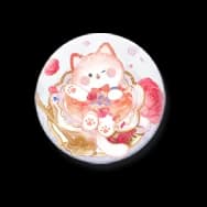 Rosy Serenity (Meow Badge)