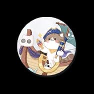 Sailing Kitty (Meow Badge)