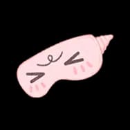 Shy Eye Mask (Sticker)