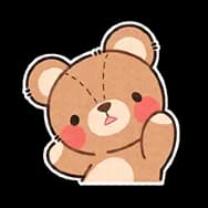 Silly Bear (Sticker)