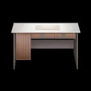 Simple Elegant Desk: Mocha