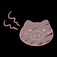 Sleepy Pig (Sticker)