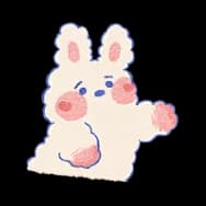 Spooked Bunny (Sticker)