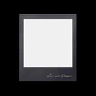 Square Polaroid: Black