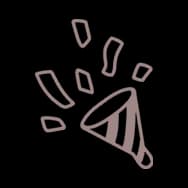 Stamp: Party Popper (Stamp)
