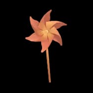 Windmill Blossoms (Sticker)