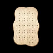 Wood Hanger: Gold