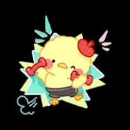 Workout Birb (Sticker)