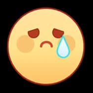 Yellow Beanie: Tearful (Sticker)