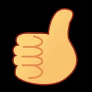 Yellow Beanie: Thumbs Up (Sticker)