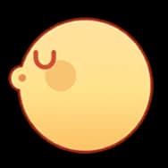 Yellow Beanie: Whistling (Sticker)