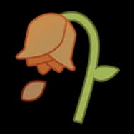 Yellow Beanie: Wilting (Sticker)