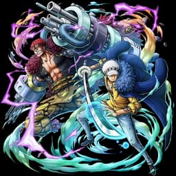 Battle of Monsters on Onigashima Kid & Law
