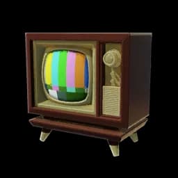 Ebony Standing TV