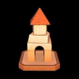 Golden Savanna Building Block Set