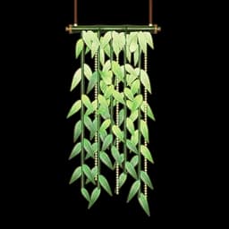 Harvestsong Bamboo Leaves Curtain