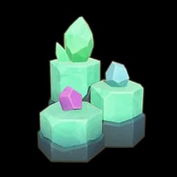 Icy Fluorite Gem Set