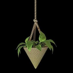 Lanna Rattan Hanging Planter