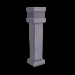 Maze Ruin Wall Pillar