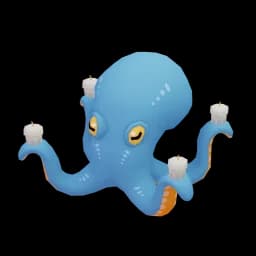 Pirate Octopus Candles