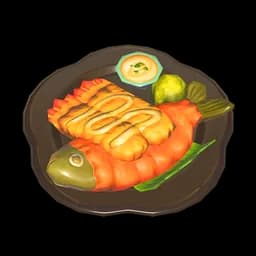Prancing Rainbow Shrimp & Fish Tempura
