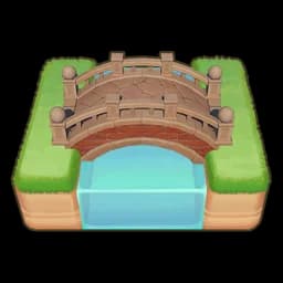 Retro Block Arch Bridge