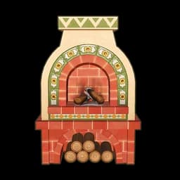 Sunflower Brick Fireplace