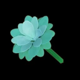 Teal Dwarf Dahlia