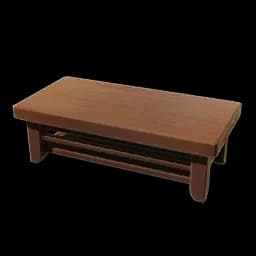 Warm Blossom Ebony Long Table