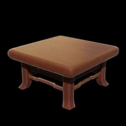 Warm Blossom Ebony Short Table