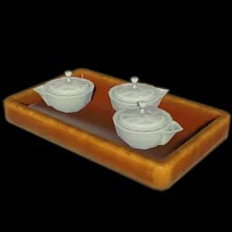 White Porcelain Lotus Tea Set