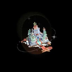 Pop-up Yuletide Castle