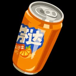 Orange Fanta Can