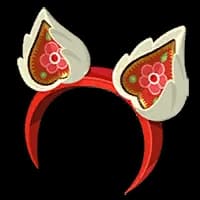 Scarlet Blossom Ears