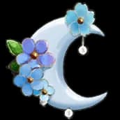 Tranquil Crescent Moon