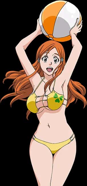 Orihime Inoue (Swimsuit version) (Heart Attribute) key art