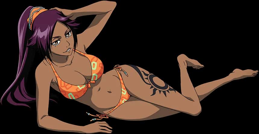 Yoruichi Shihoin (Swimsuit version) (Mind Attribute) key art
