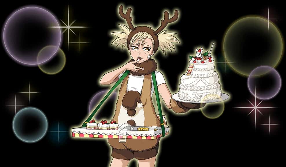 Hiyori Sarugaki (Christmas version) key art