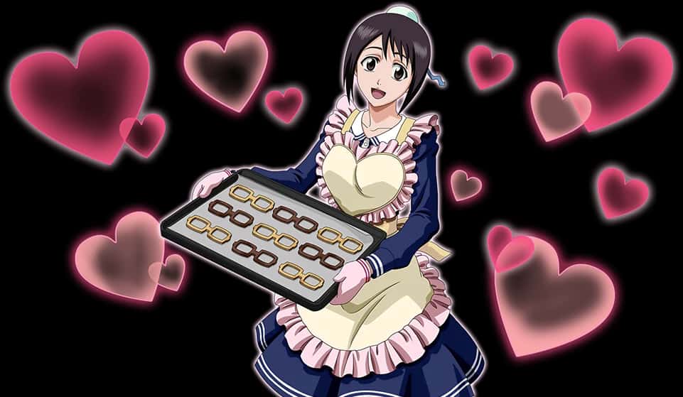 Momo Hinamori (Valentine's version) key art