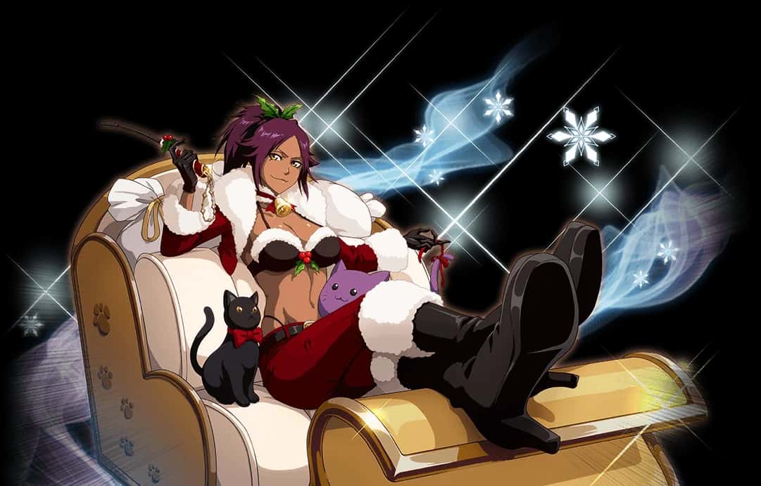 Yoruichi Shihoin (Christmas version) key art