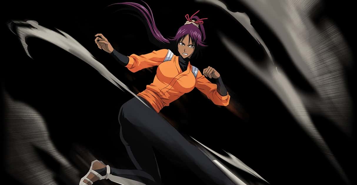 Yoruichi Shihoin (Fierce Battle version) key art