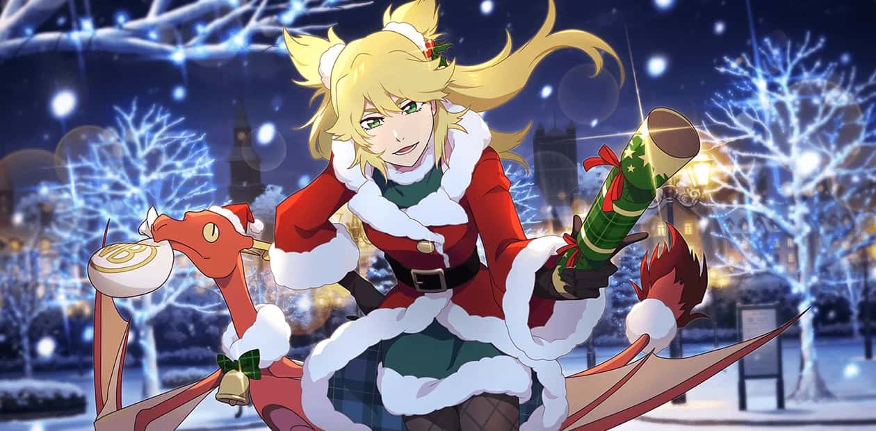 Ninny Spangcole (Burn the Witch Christmas version) key art