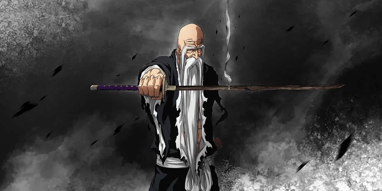 Shigekuni Genryusai Yamamoto (Thousand-Year Blood War: The Fire version) key art