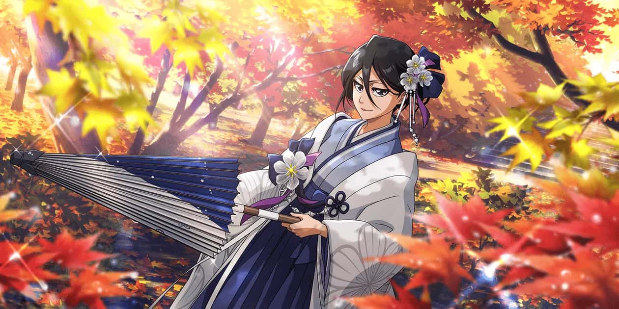 Rukia Kuchiki (Japanese Parasol version) key art