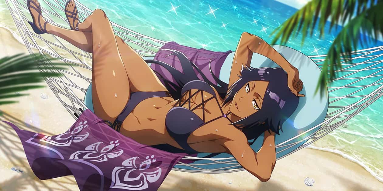 Yoruichi Shihoin (2025 Swimsuit version) key art