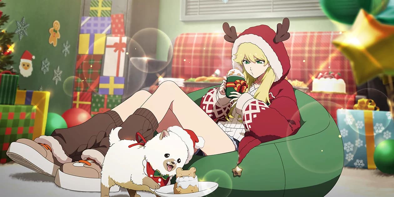 Ninny Spangcole and Osushi (Burn the Witch Christmas version)