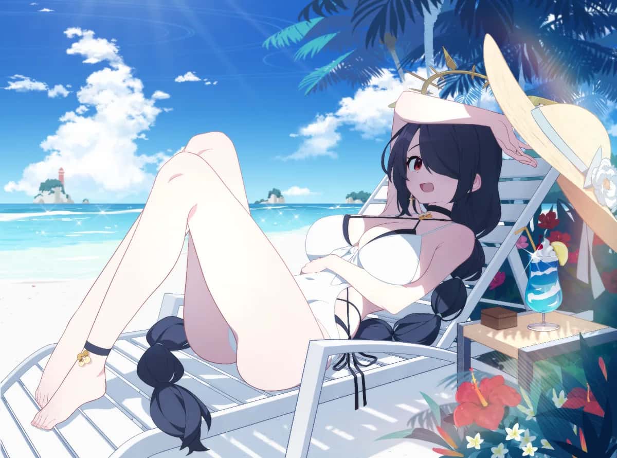 Hinata (Swimsuit) key art