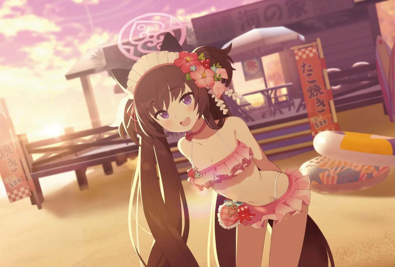 Shizuko (Swimsuit) key art