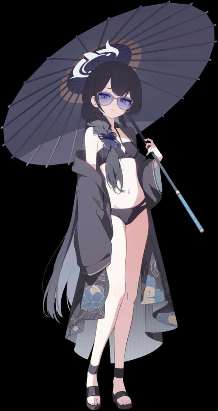 Kisaki (Swimsuit) key art