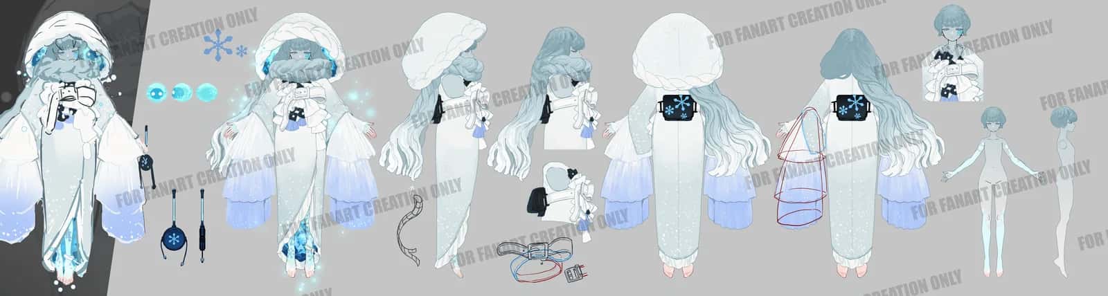 Yukine (Yuki-onna) key art